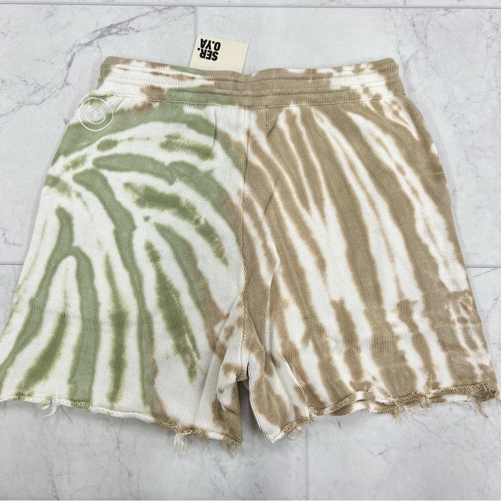 (SE-4) SER.O.YA Declan Knit Tie Dye Shorts - Picture 6 of 7